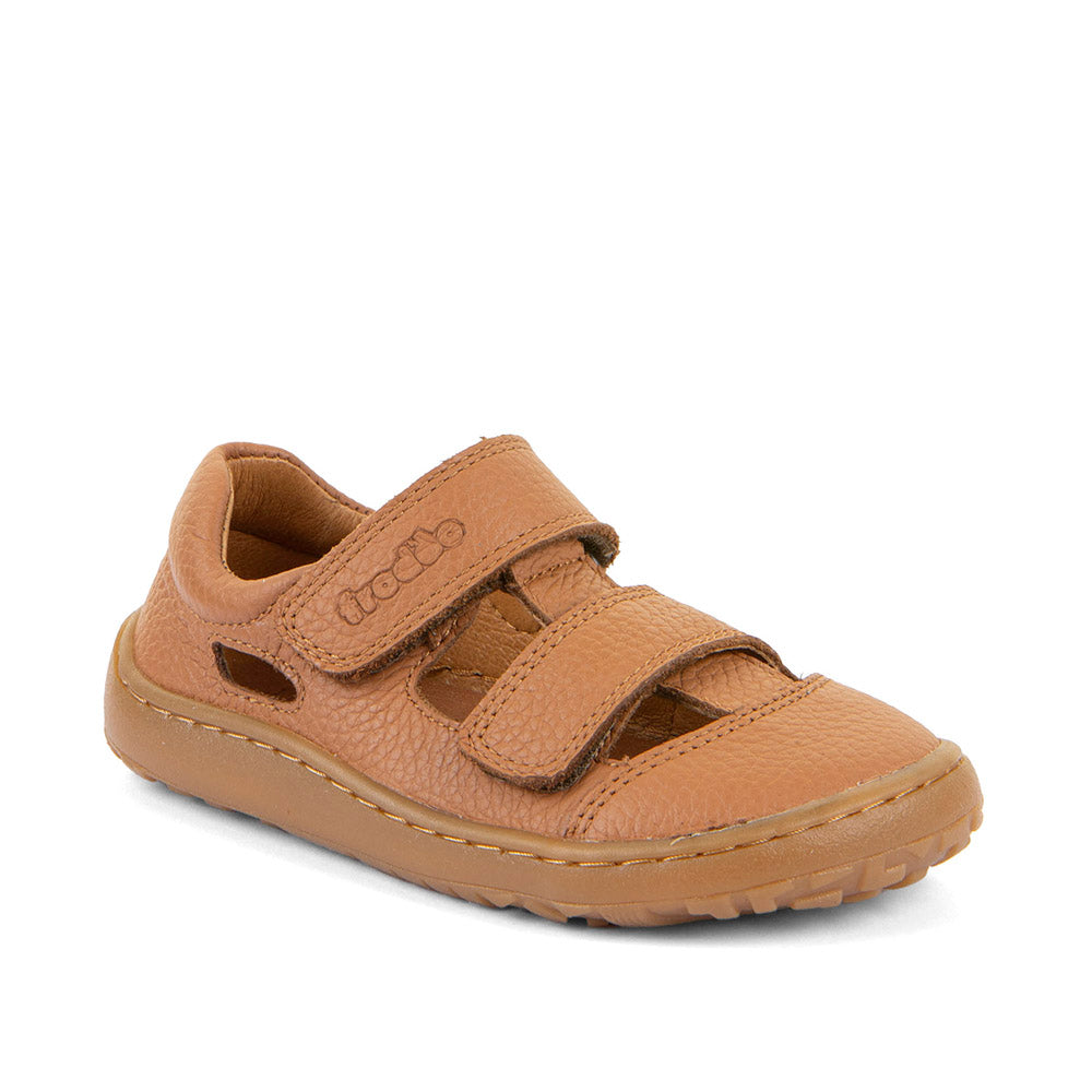 FRODDO Kids Leather Sandal Cognac