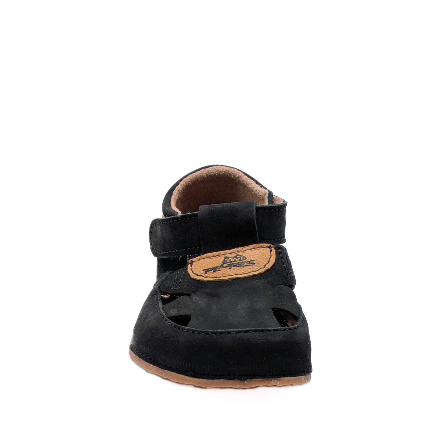 PEGRES barefoot toddler sandal leather black