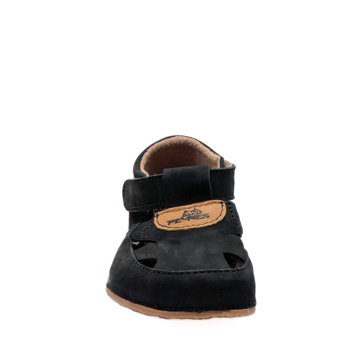 Pegres BF21 Toddler Leather Sandal Black